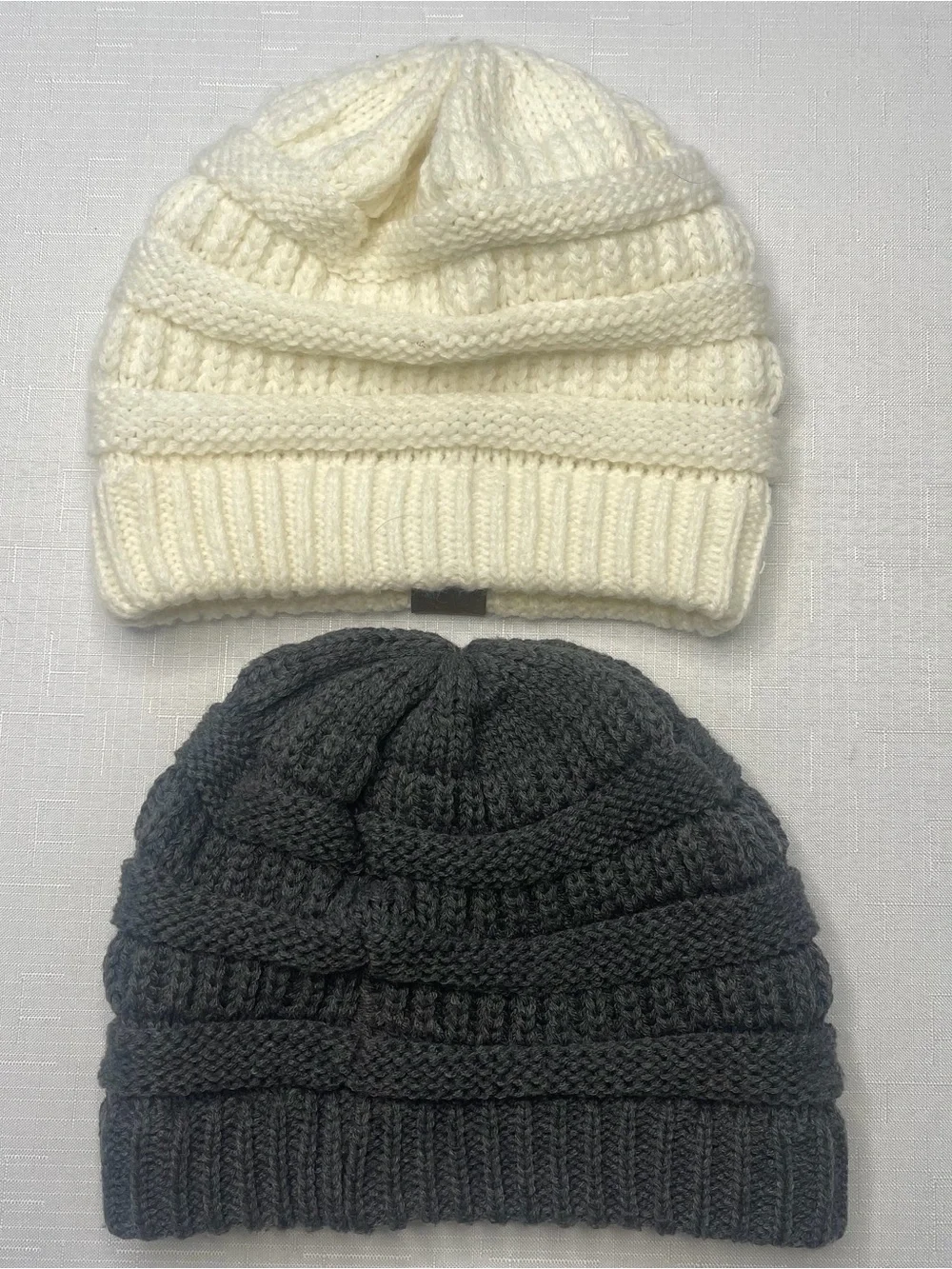 C.C. Chunky Soft Stretch Cable Knit Beanies (OS)